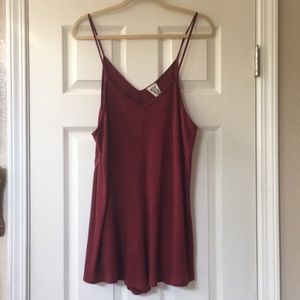 Free People romper in cranberry size S